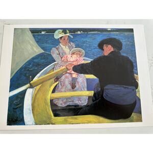 Cassatt, Boating Party, Cezanne, Madame Cezanne, Painting Print, ~ 250626-WH 225